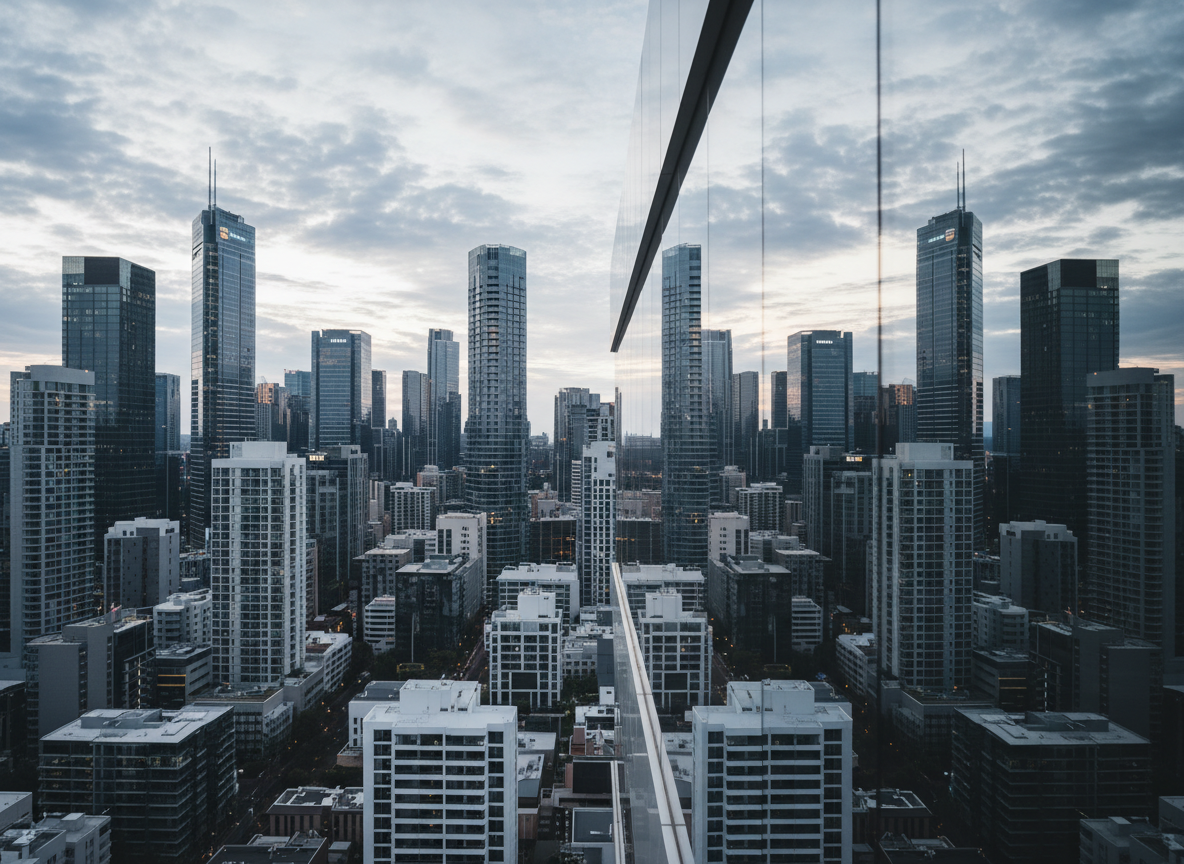 Property investors reviewing their portfolio